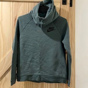 Super cute cowl neck Nike hoodie. Wore once and was a little too tight